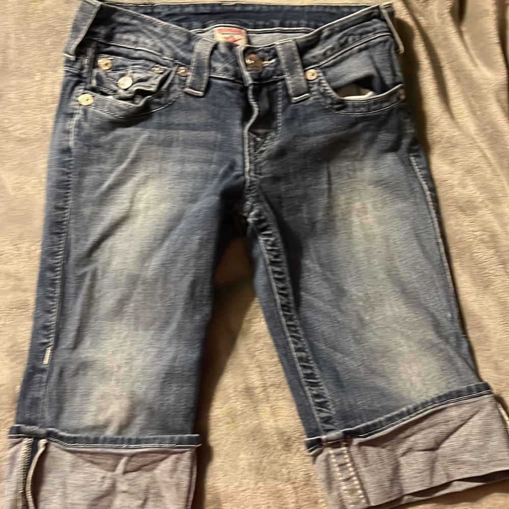 True religion long shorts. Size 26